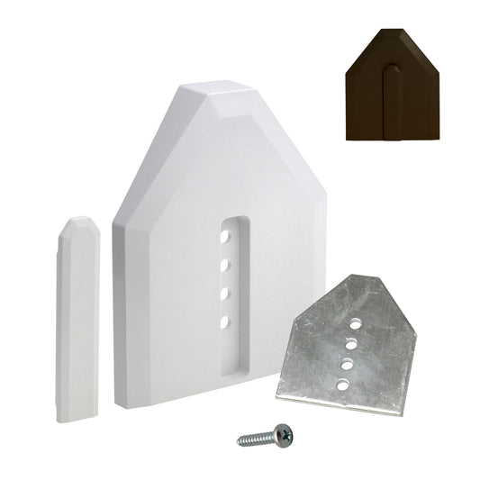 Brown End-Fix End Cap Replacement Kit Conservatory Roof Spar Ends