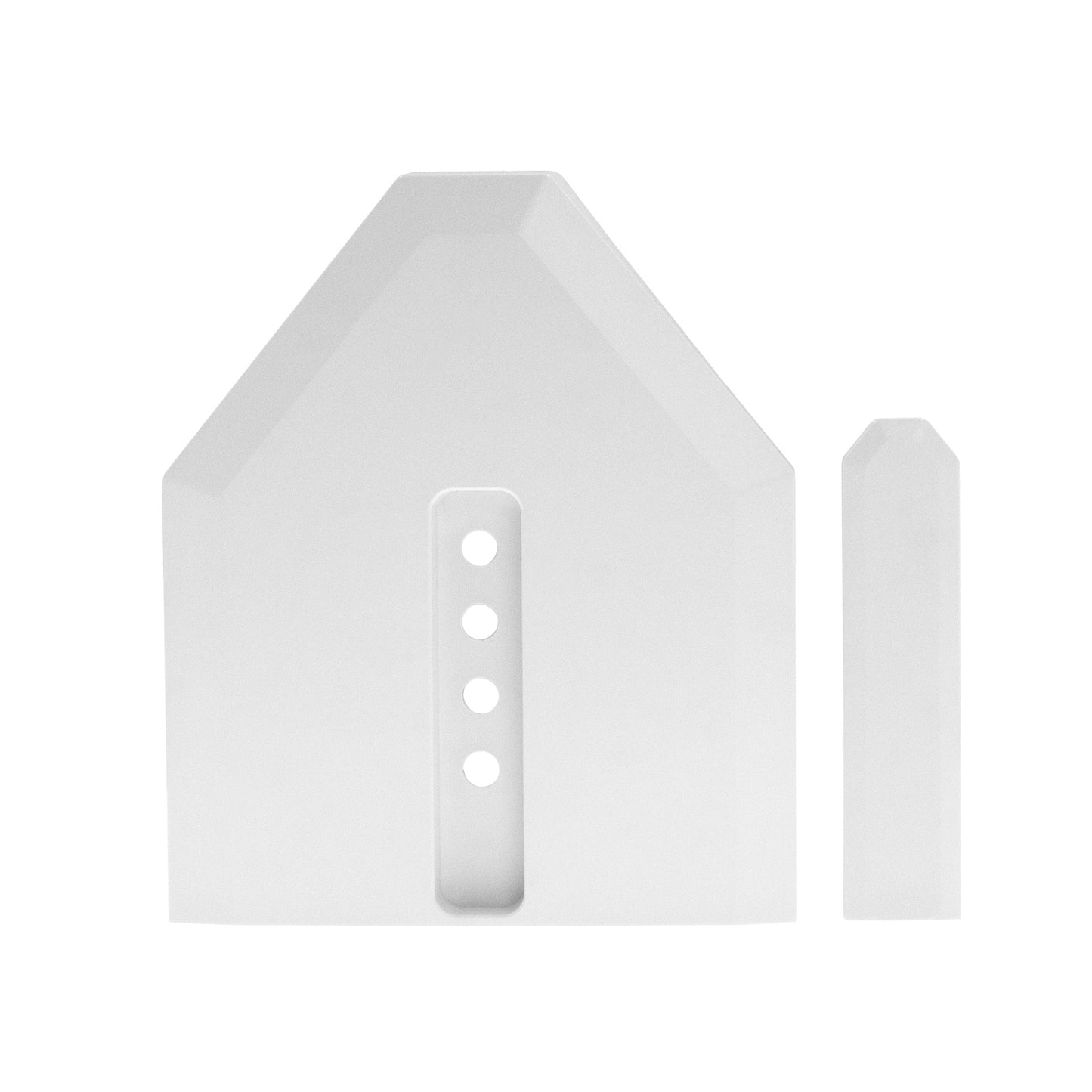 Front view of white TruMAX Universal Conservatory Glazing Bar End Cap TruMAX Glazing Bar End Cap Conservatory Rafter Closure