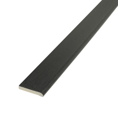 45mm Black Ash Agate Grey, 45mm - Pencil-Round Architrave uPVC Plastic Window Finishing Trim