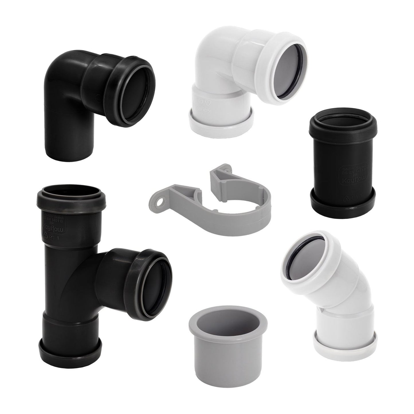 Kayflow 32mm Push-Fit Waste Water Parts