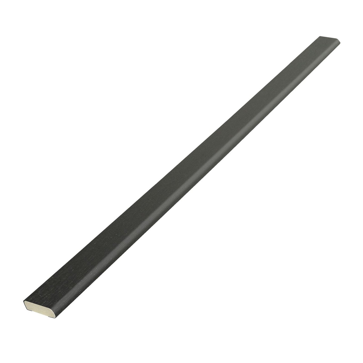 30mm Anthracite Grey (Smooth) Cloaking Fillet uPVC Plastic Architrave Window Door Architrave Trim - 20mm, Agate Grey