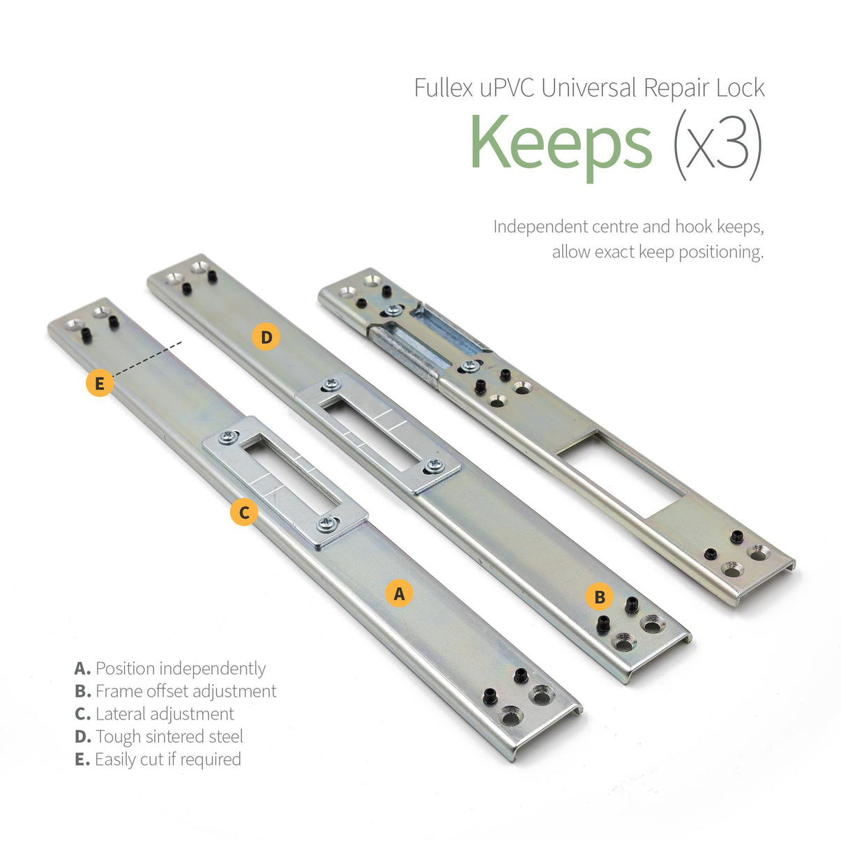 Fullex Universal uPVC Door Repair Lock Multipoint Mechanism – Truly PVC