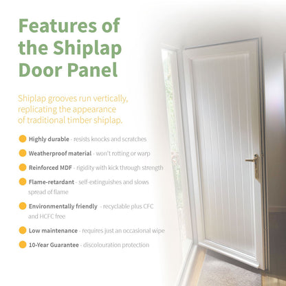 Shiplap Reinforced Door Panel