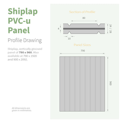 Shiplap Reinforced Door Panel