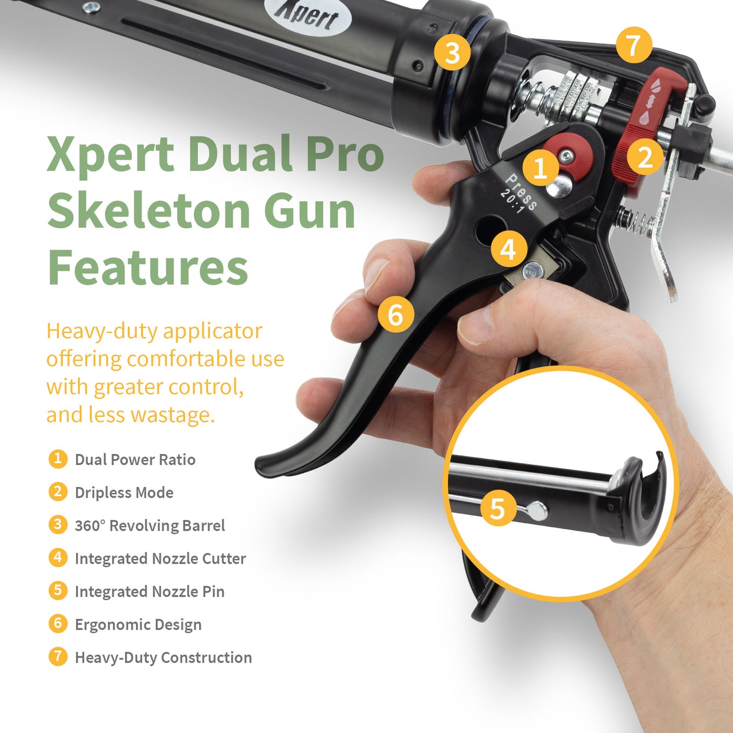 Xpert Dual Pro Skeleton Gun