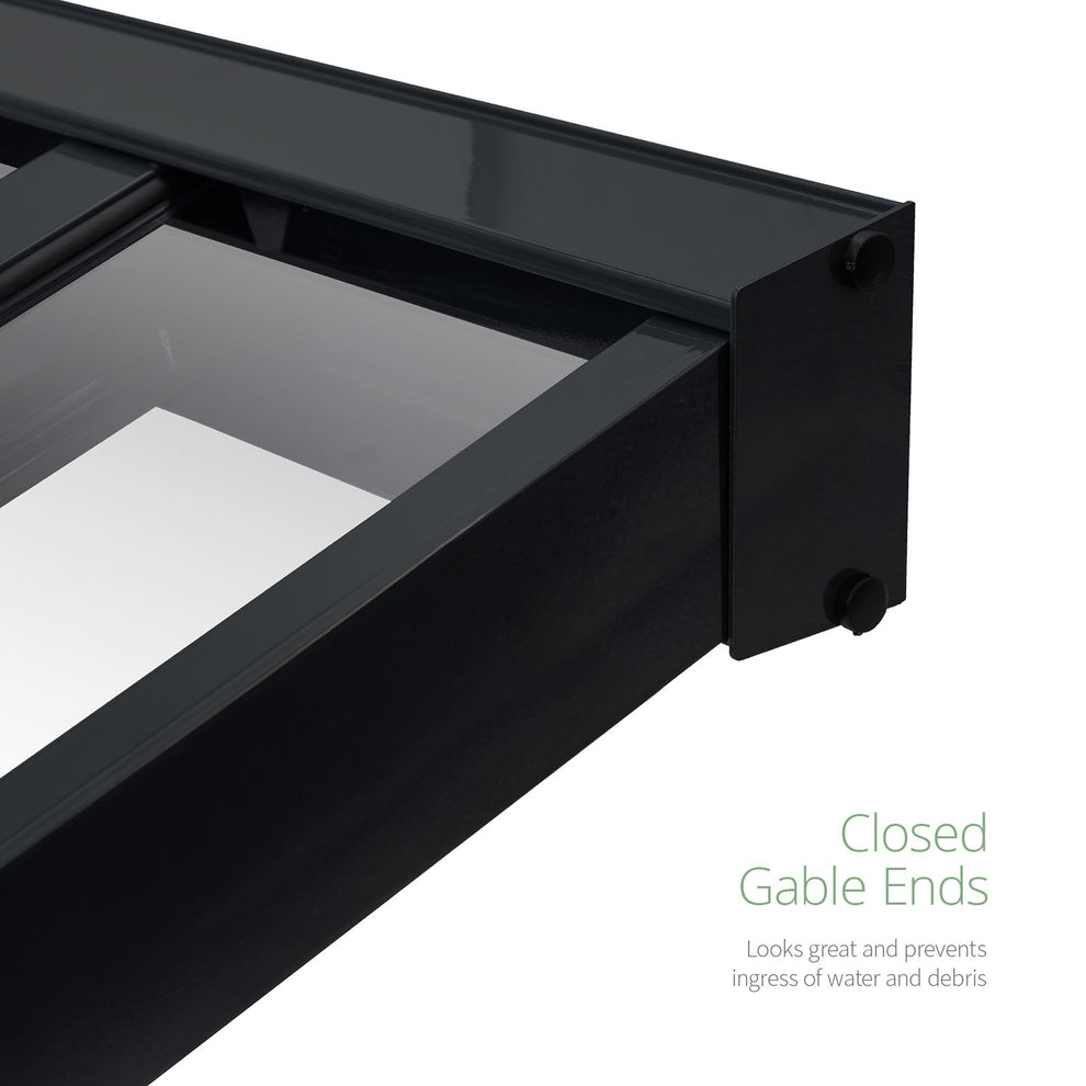Unglazed Evolution Canopy Kit for 6mm Glass and Solid Polycarbonate ...