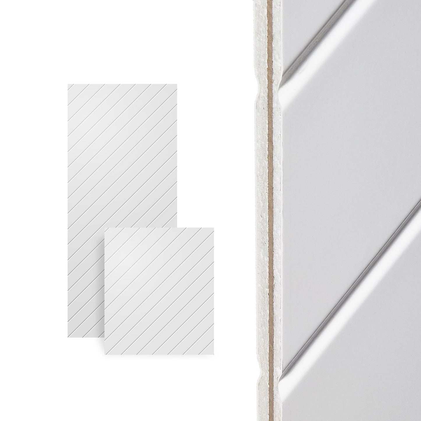 Herringbone Reinforced Door Panel