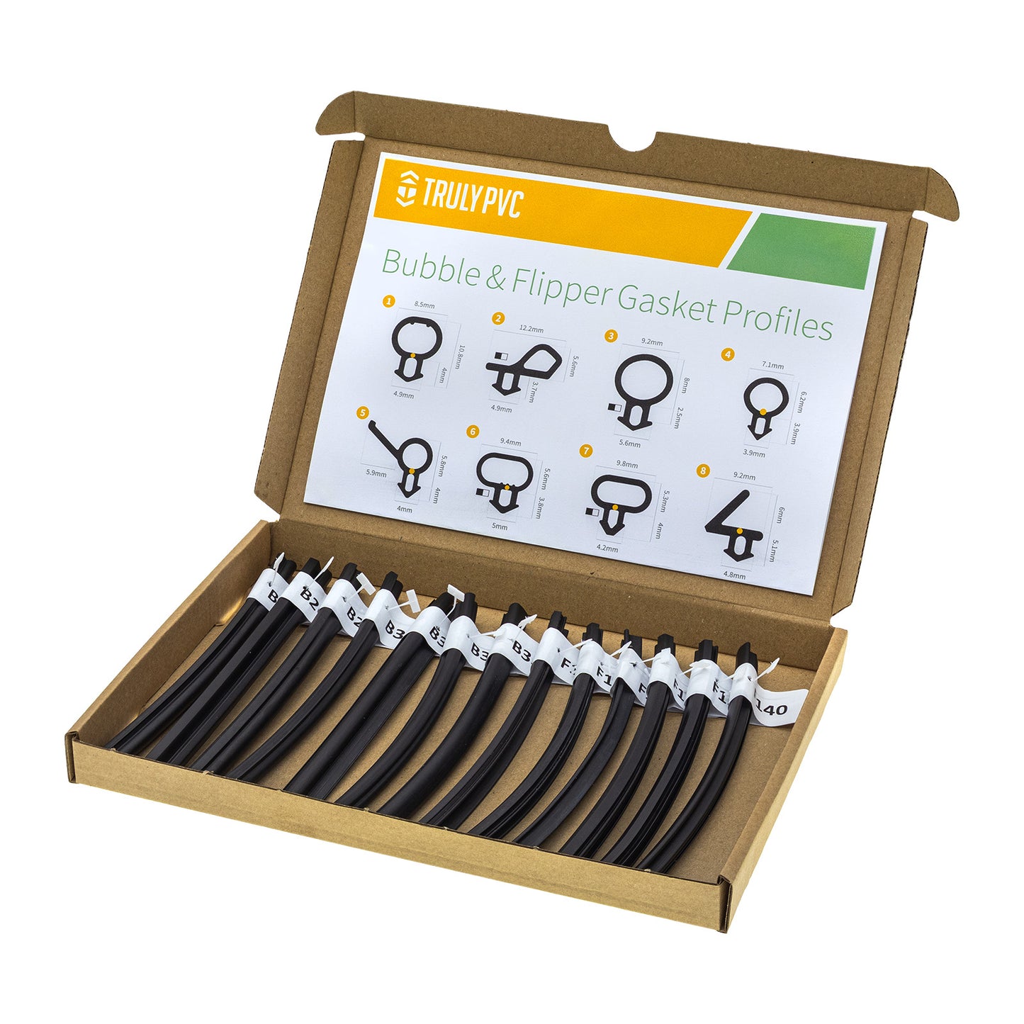 Rubber Bubble & Flipper Gasket Sample Pack