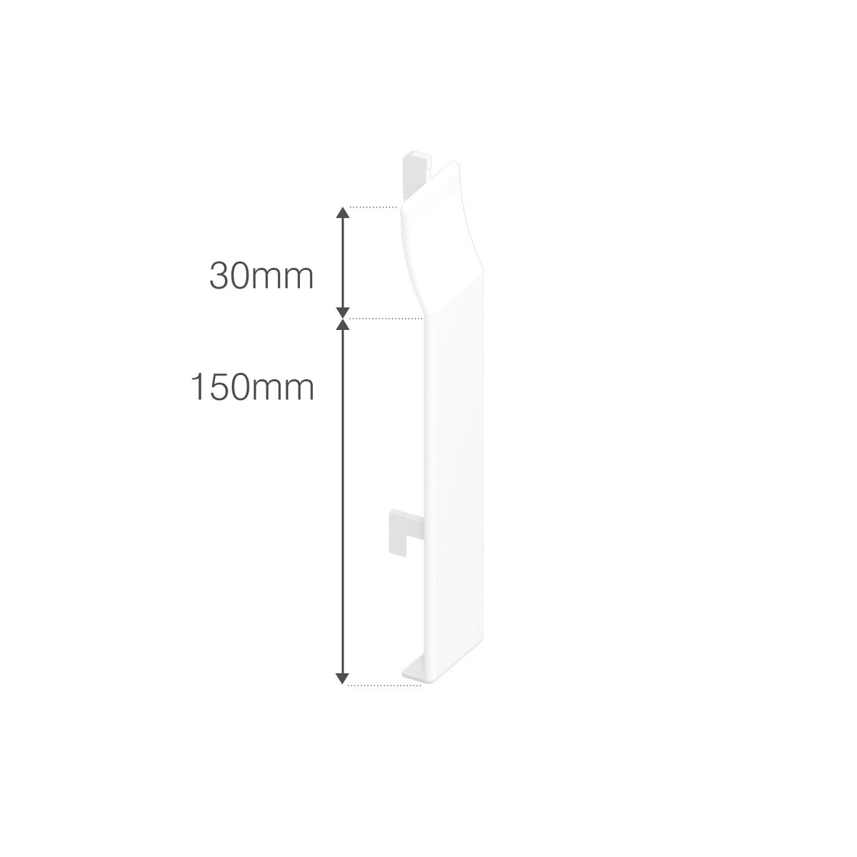 150mm Butt Joint for uPVC Plastic Shiplap Cladding – Truly PVC