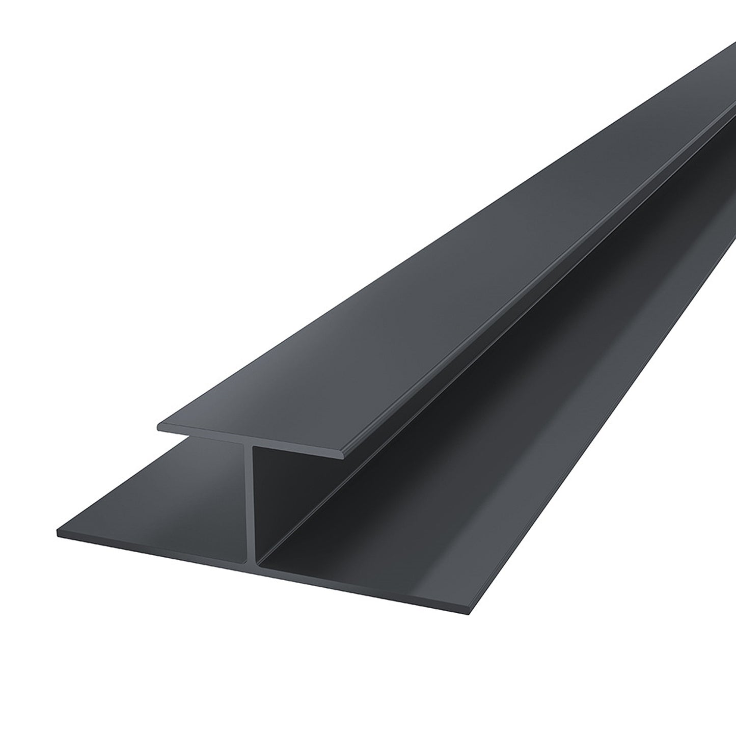 5m Aluminium Butt Joint H-Section for Coastline Shiplap Cladding – Anthracite Grey 5m Aluminium Butt Joint H-Section for Coastline Shiplap Cladding – Anthracite Grey