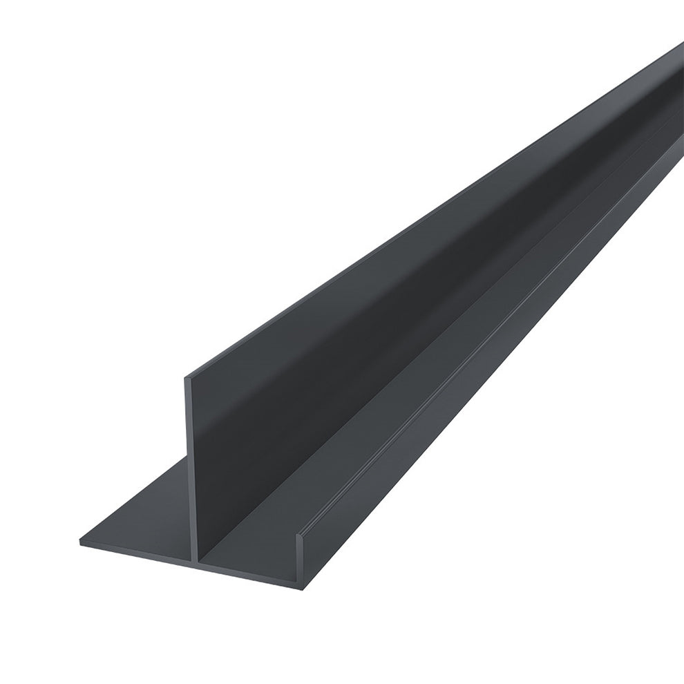 5m Aluminium End Closer for Coastline Shiplap Cladding – Anthracite ...
