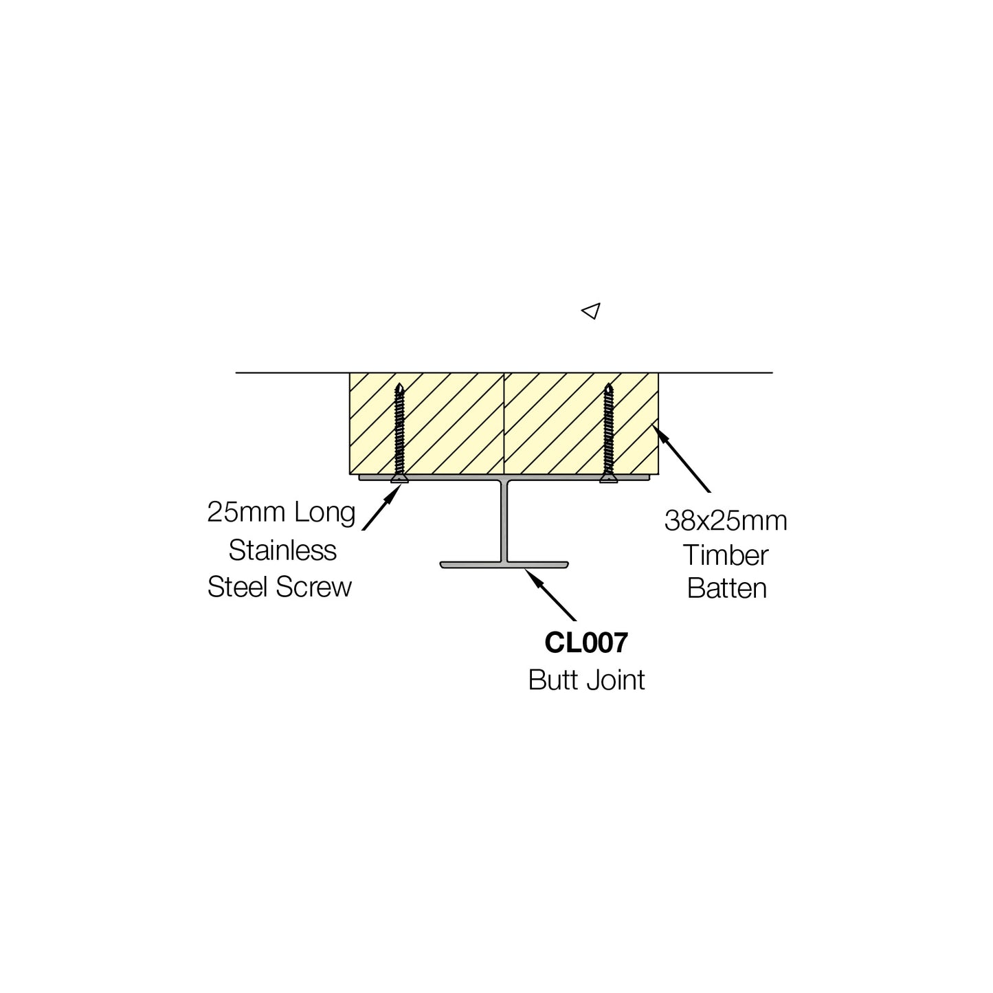 Pigeon Blue 5m Aluminium Butt Joint H-Section for Coastline Shiplap Cladding – Anthracite Grey