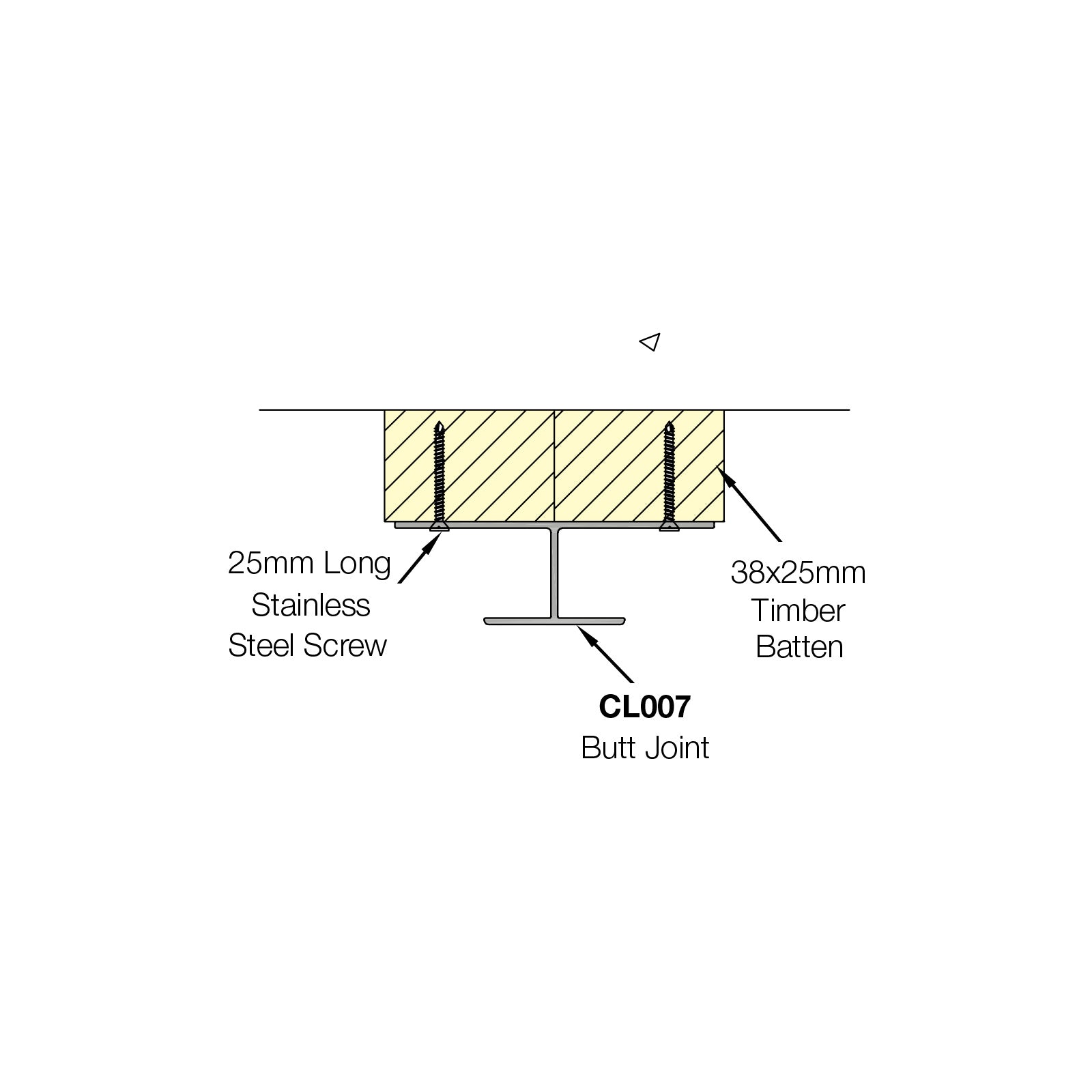Pigeon Blue 5m Aluminium Butt Joint H-Section for Coastline Shiplap Cladding – Anthracite Grey