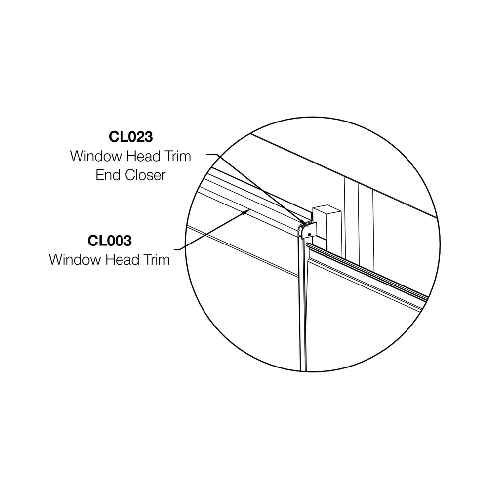 Window Head Cladding Window Head Trim End Cap for Coastline Shiplap Cladding – Anthracite ...