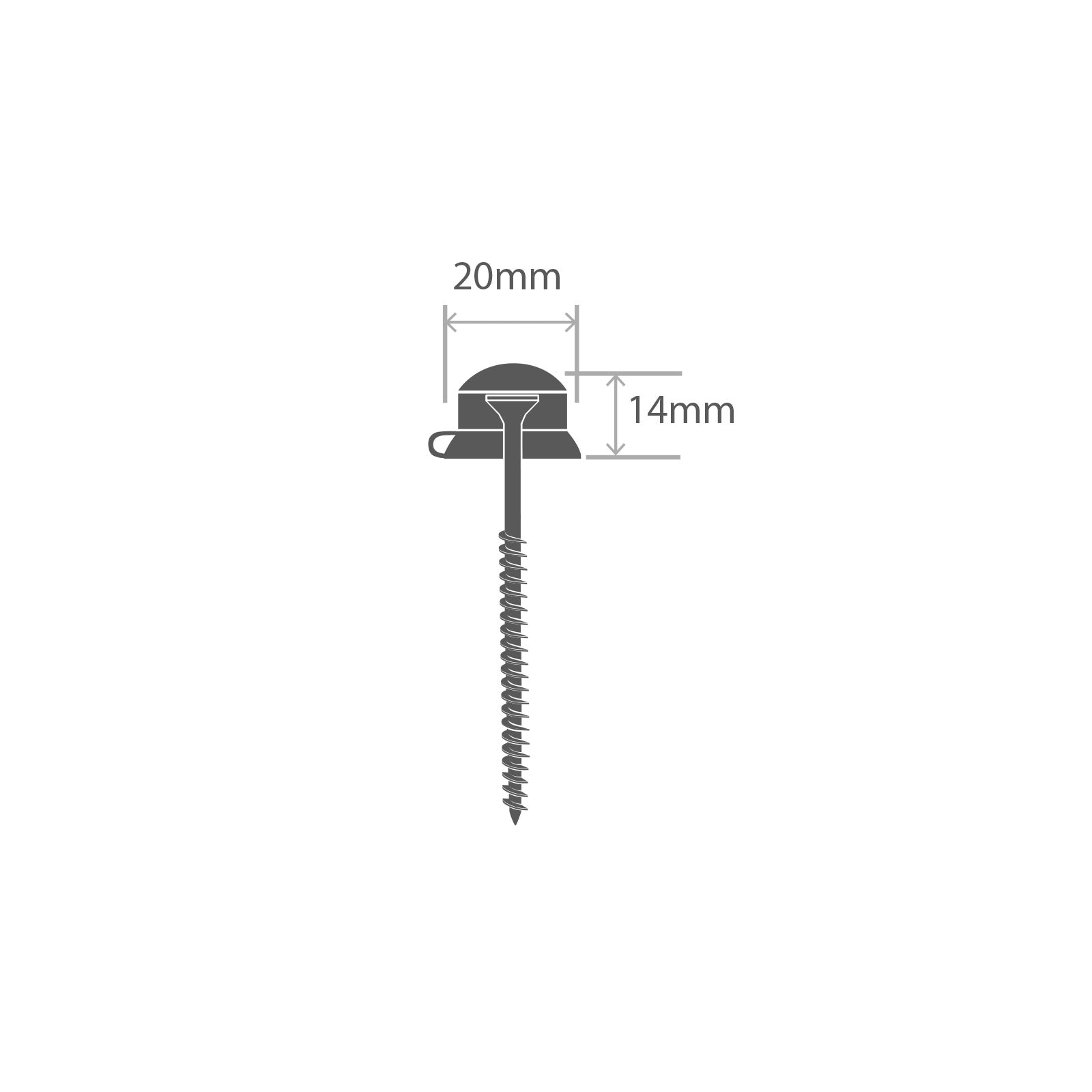 Black 50 Pack Corrapol Fixing Buttons Corrugated Roof Sheet Screw and Cover Caps