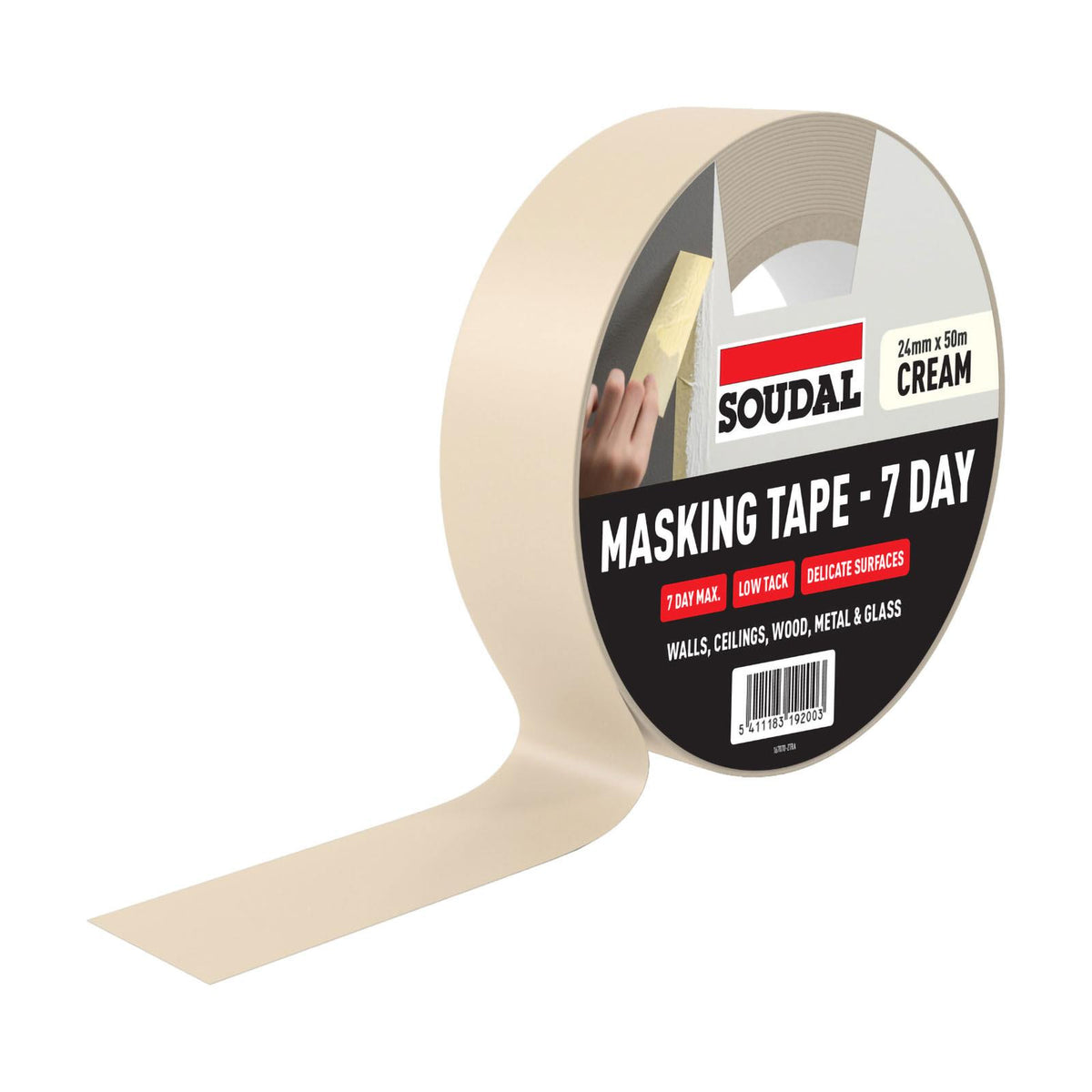 Example of Soudal Cream General Masking Tape