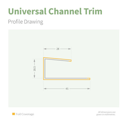 NatureClad Cladding Universal Channel Trim