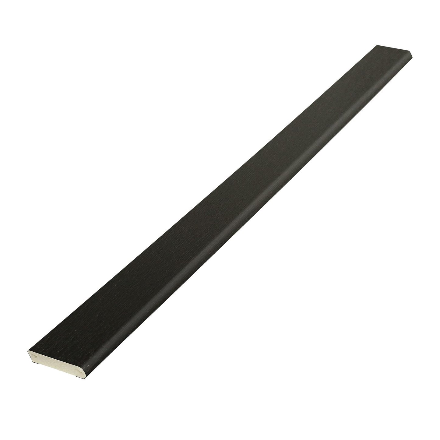 20mm Cream Cloaking Fillet uPVC Plastic Architrave Window Door Architrave Trim - 20mm, Agate Grey