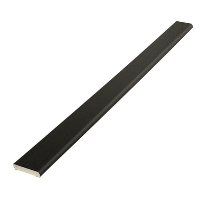 20mm Cream Cloaking Fillet uPVC Plastic Architrave Window Door Architrave Trim - 20mm, Agate Grey