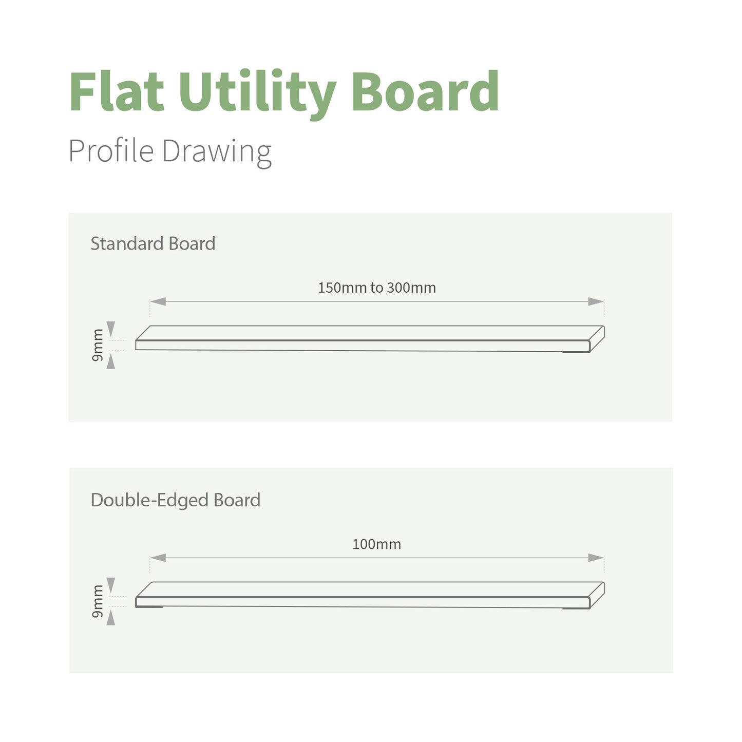 Flat Utility Board (1.25m)