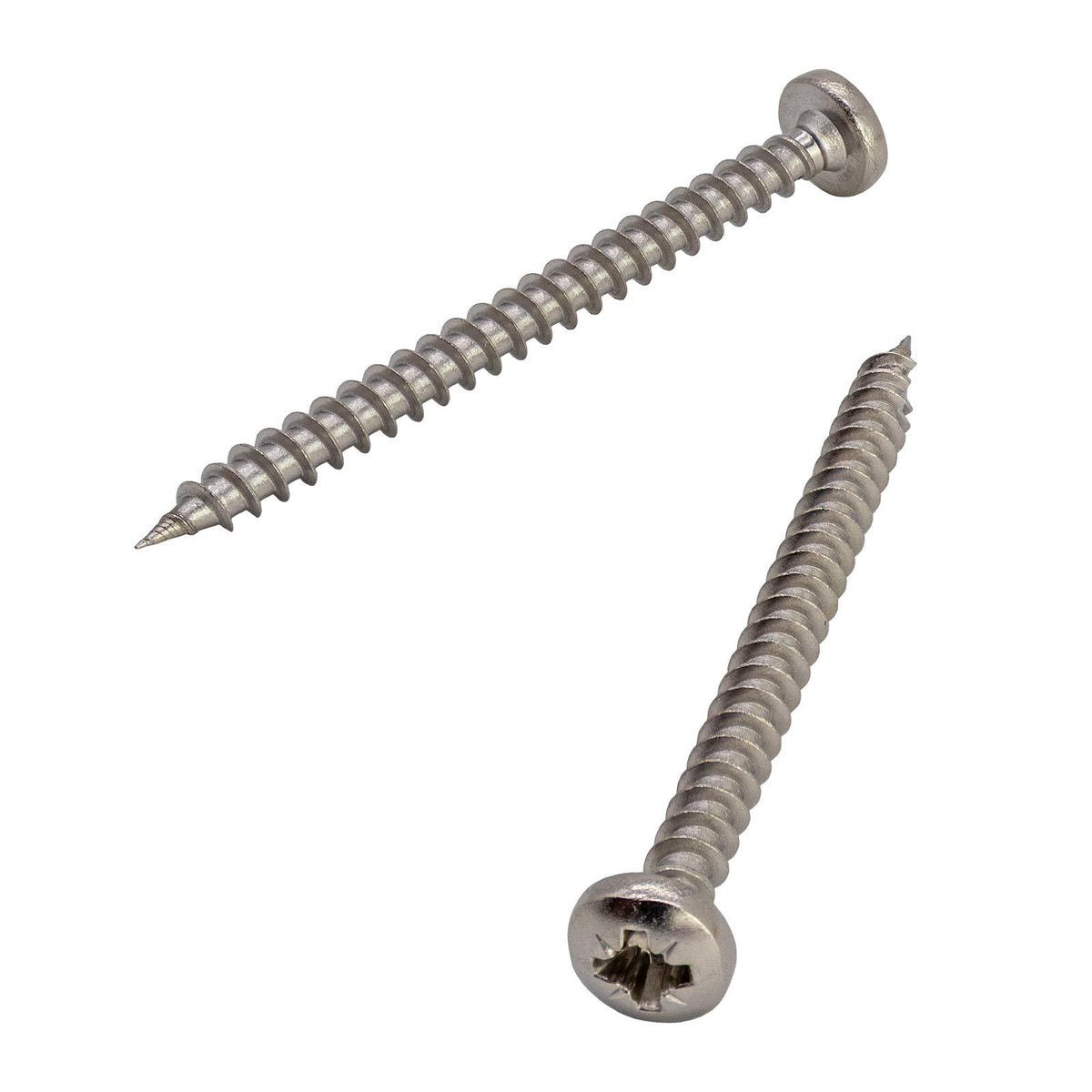 4.0 x 50mm Classic Pan Head Multipurpose Woodscrews (200 Pack)