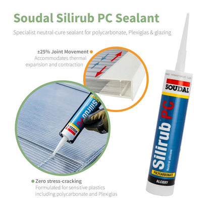 Soudal Silirub PC Polycarbonate Silicone
