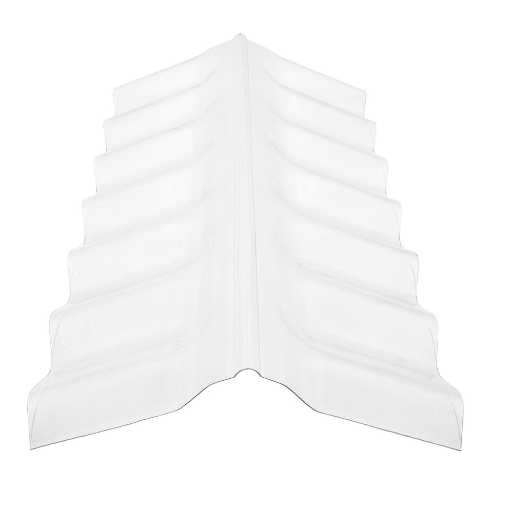 Sun Top Ridge Cap SUNTUF DIY Clear Corrugated Ridge Cap – Truly PVC