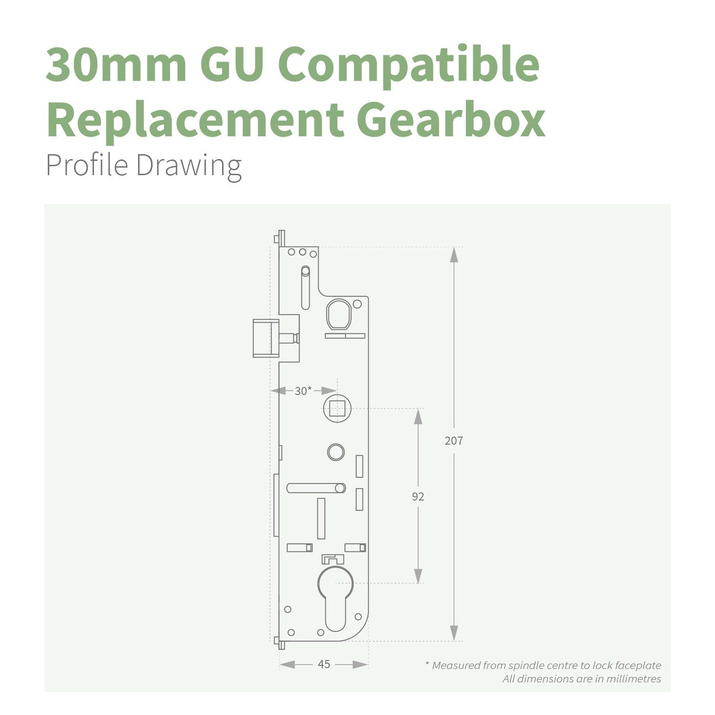 GU Replacement Gearbox (Old Style)
