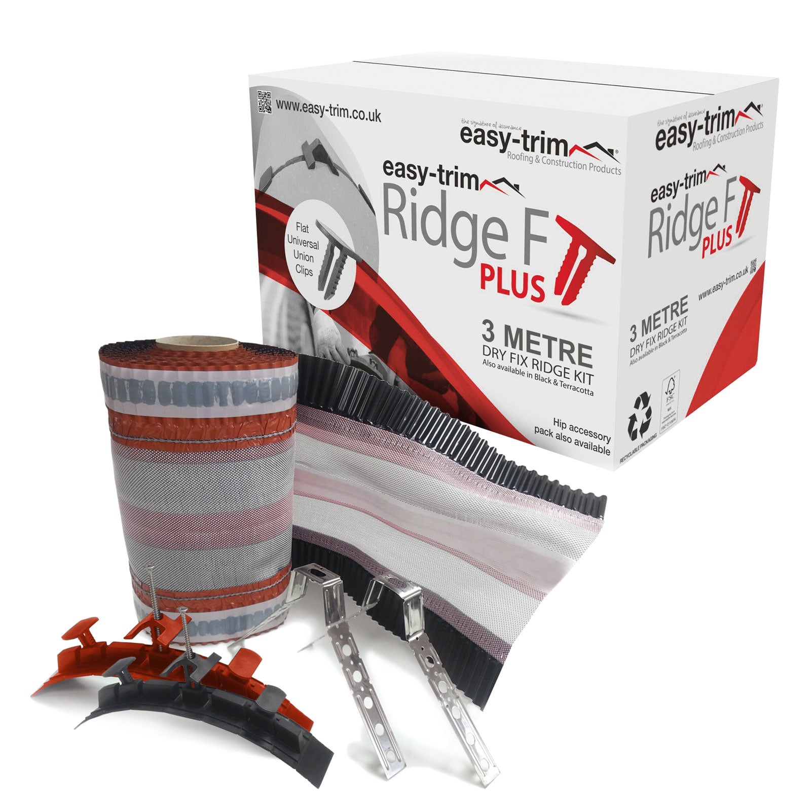 3m EasyRidge F Dry Fix Ridge Kit for Half Round of Angled – Truly PVC