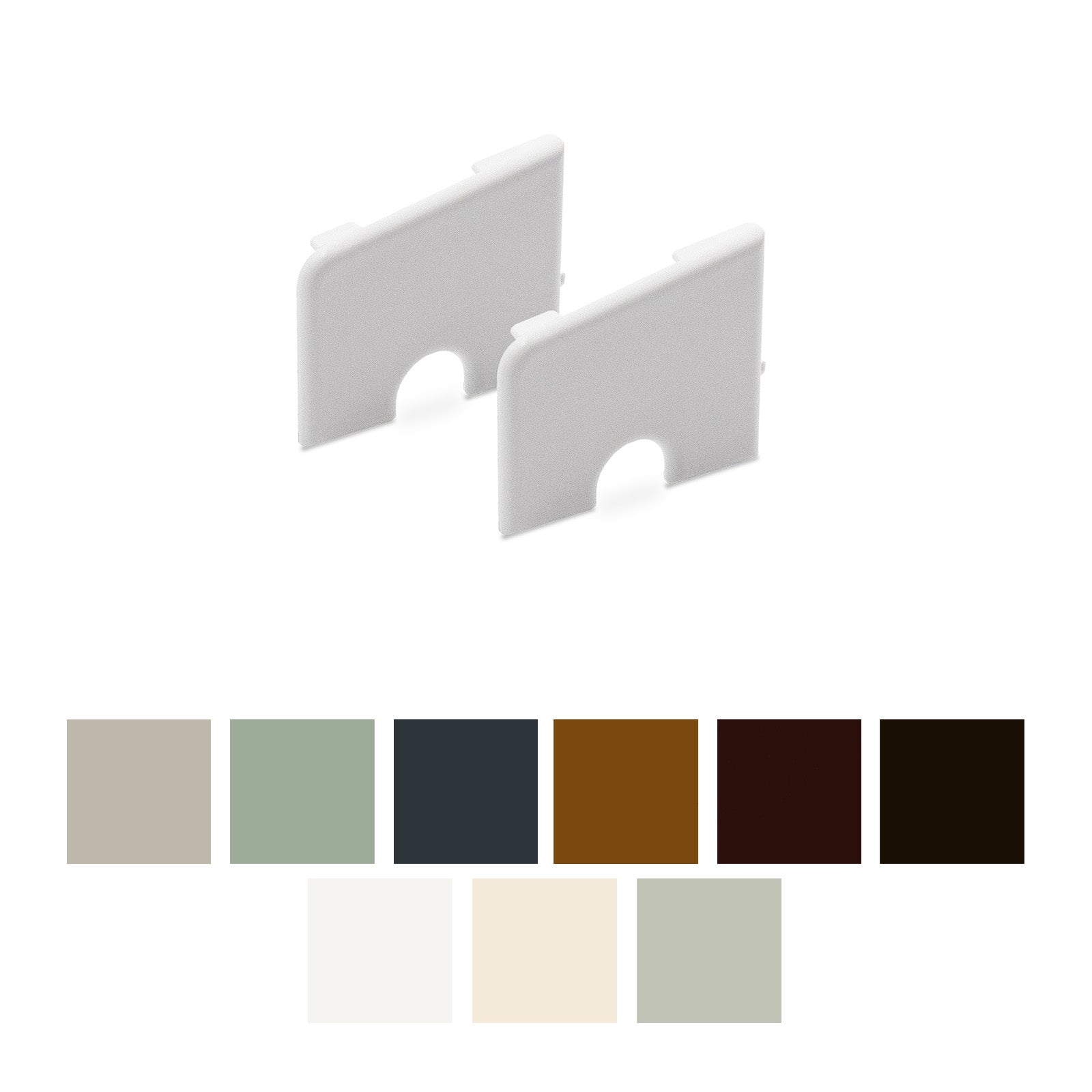 Window Cap Base 85mm Profile 22 uPVC External Window Stub Sill End Caps – Truly PVC