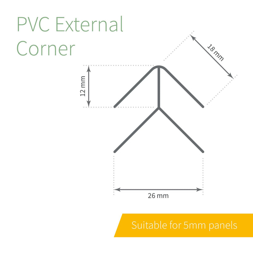Zest 5mm Wall Panel Corner and Edge Trims – Truly PVC