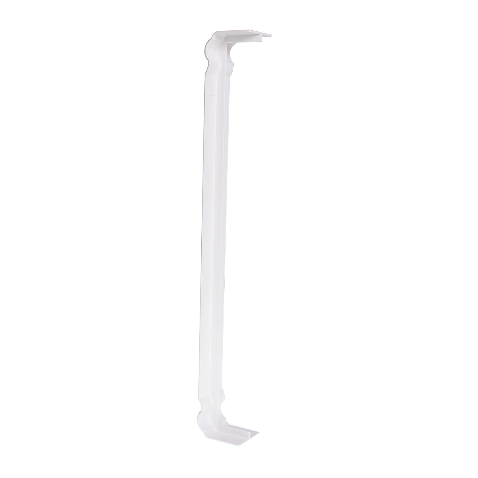 Straight Connector Joint Trim for 18mm Ogee Capping Board – White Straight Connector Joint Trim for 18mm Ogee Capping Board – White