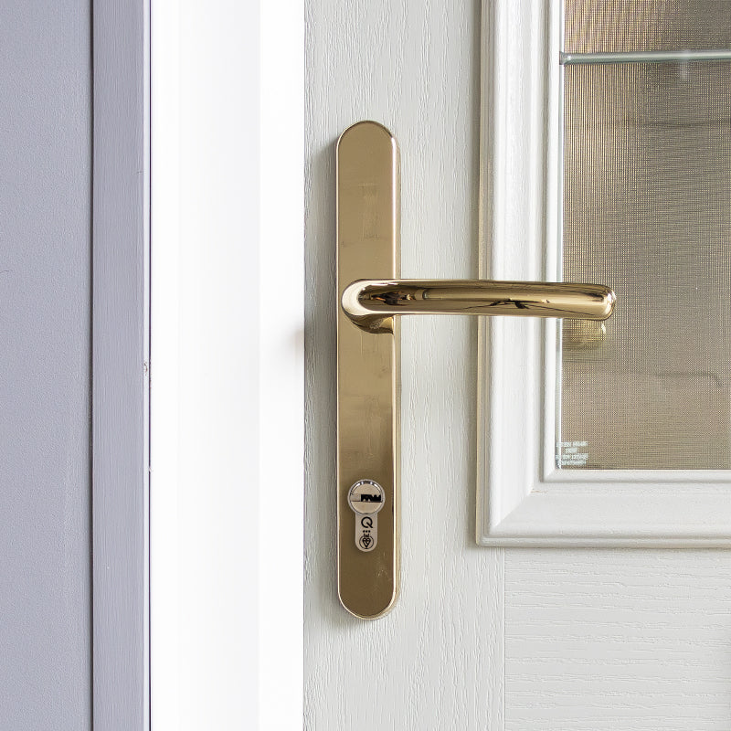an image of a front door using a euro cylinder