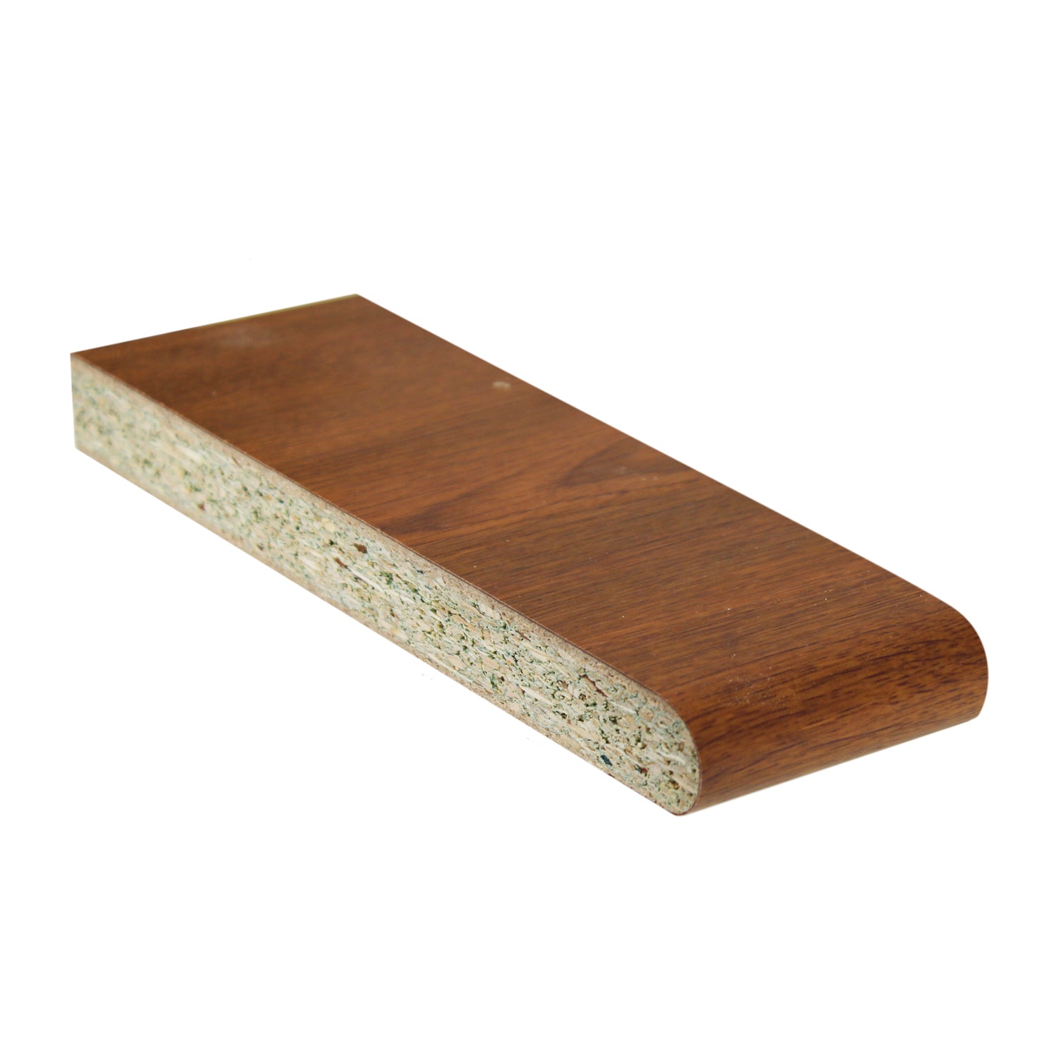 Rosewood Sample of 23mm Laminated Window Board Moisture Resistant – White
