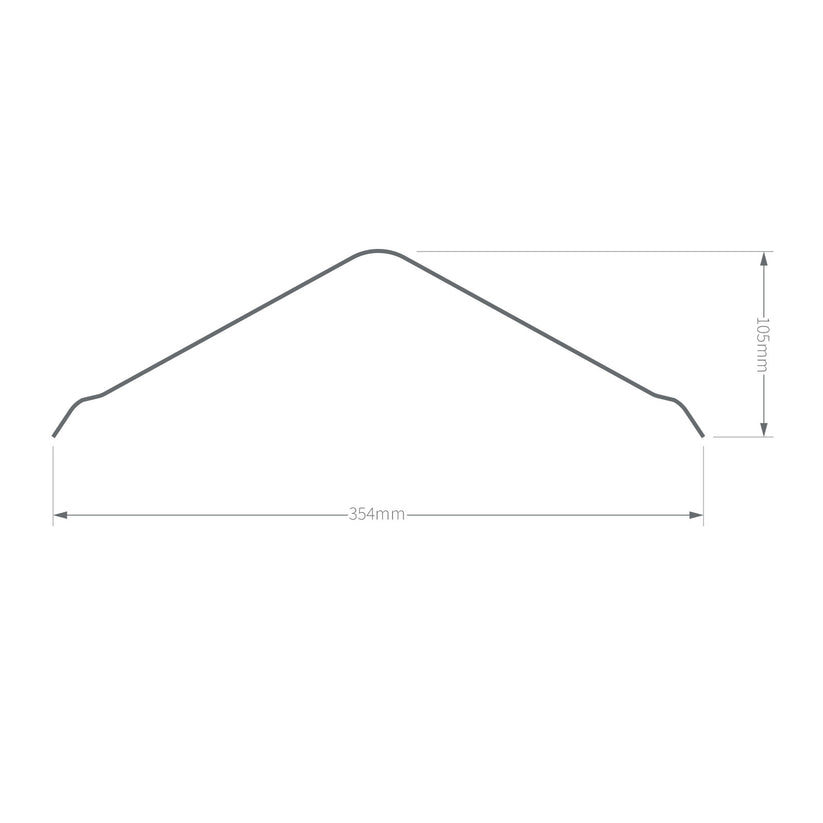 Gutta Corrugated Bitumen Roof Gable Angle Verge Closure – Truly PVC