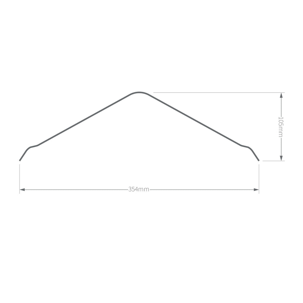 Gutta Corrugated Bitumen Roof Gable Angle Verge Closure – Truly PVC