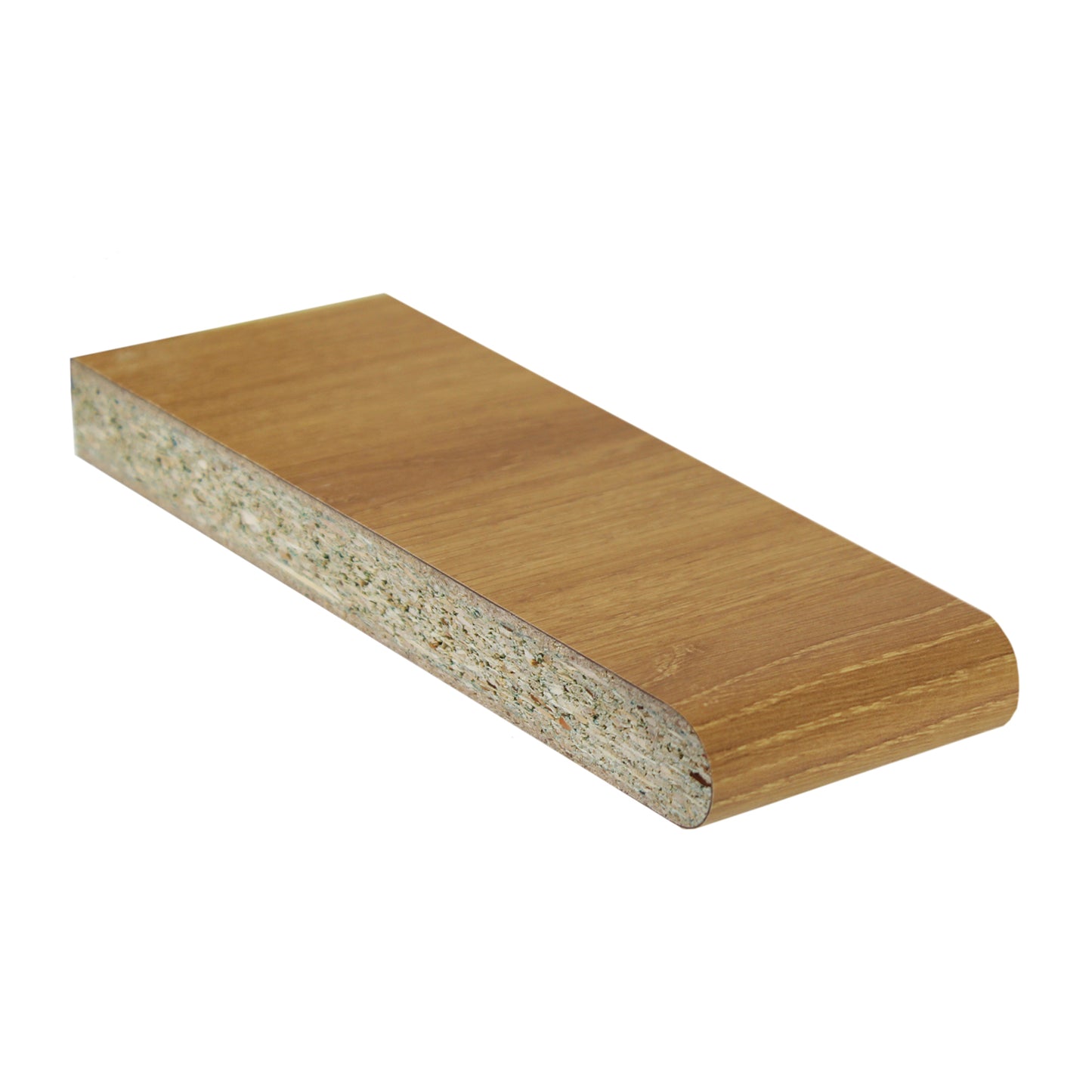 Anthracite Grey Sample of 23mm Laminated Window Board Moisture Resistant – White