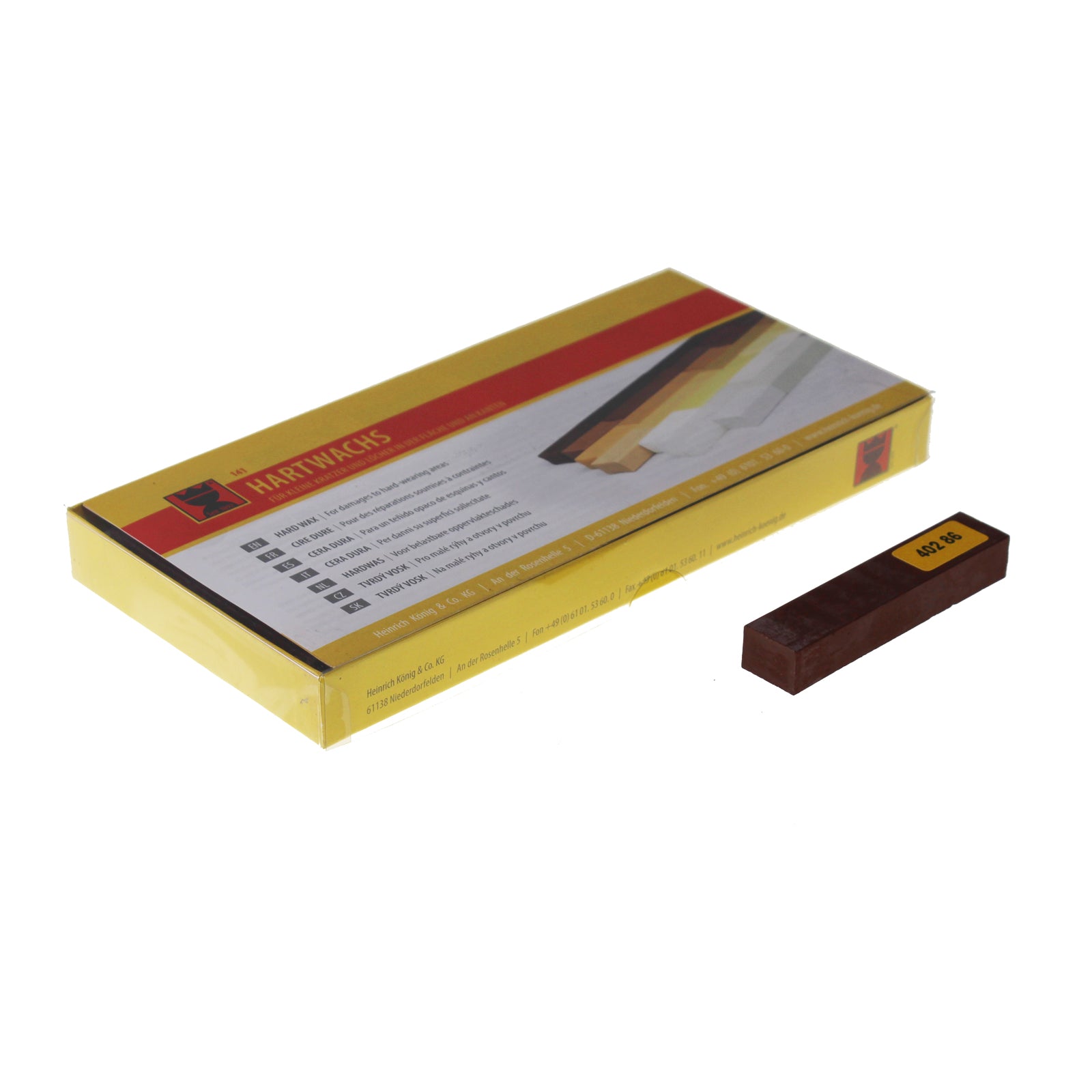 Pack of 10, Konig Hard Wax Filler Wood Veneer uPVC Plastic Truly PVC