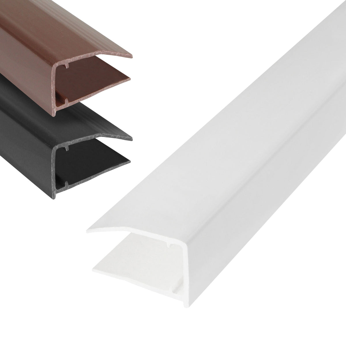 10mm Polycarbonate Sheet End Closure uPVC Plastic U Profile – Truly PVC
