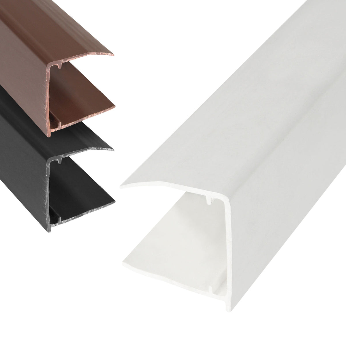 25mm Polycarbonate Sheet End Closure uPVC Plastic U Profile – Truly PVC