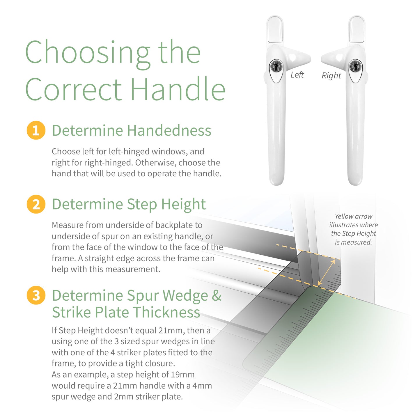 Universal Cockspur Window Handle Key Locking Latch – Truly PVC