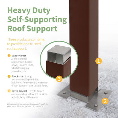 Self-Supporting Support Post