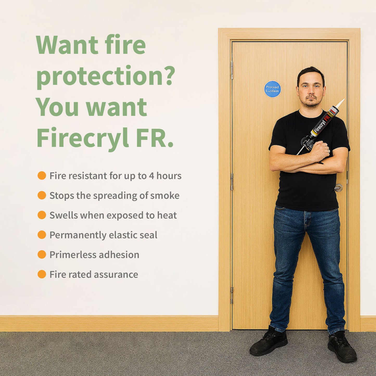 Soudal Firecryl FR Fire-Rated Sealant