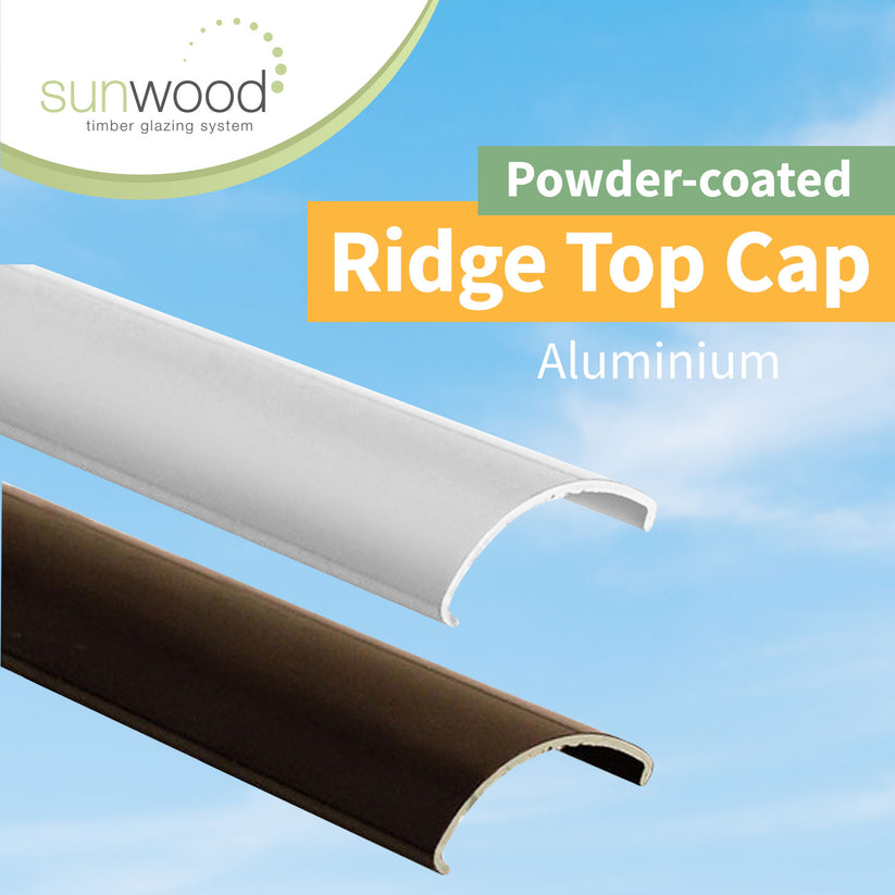 Sunwood Ridge Top Cap Strong Powder-Coated – Truly PVC