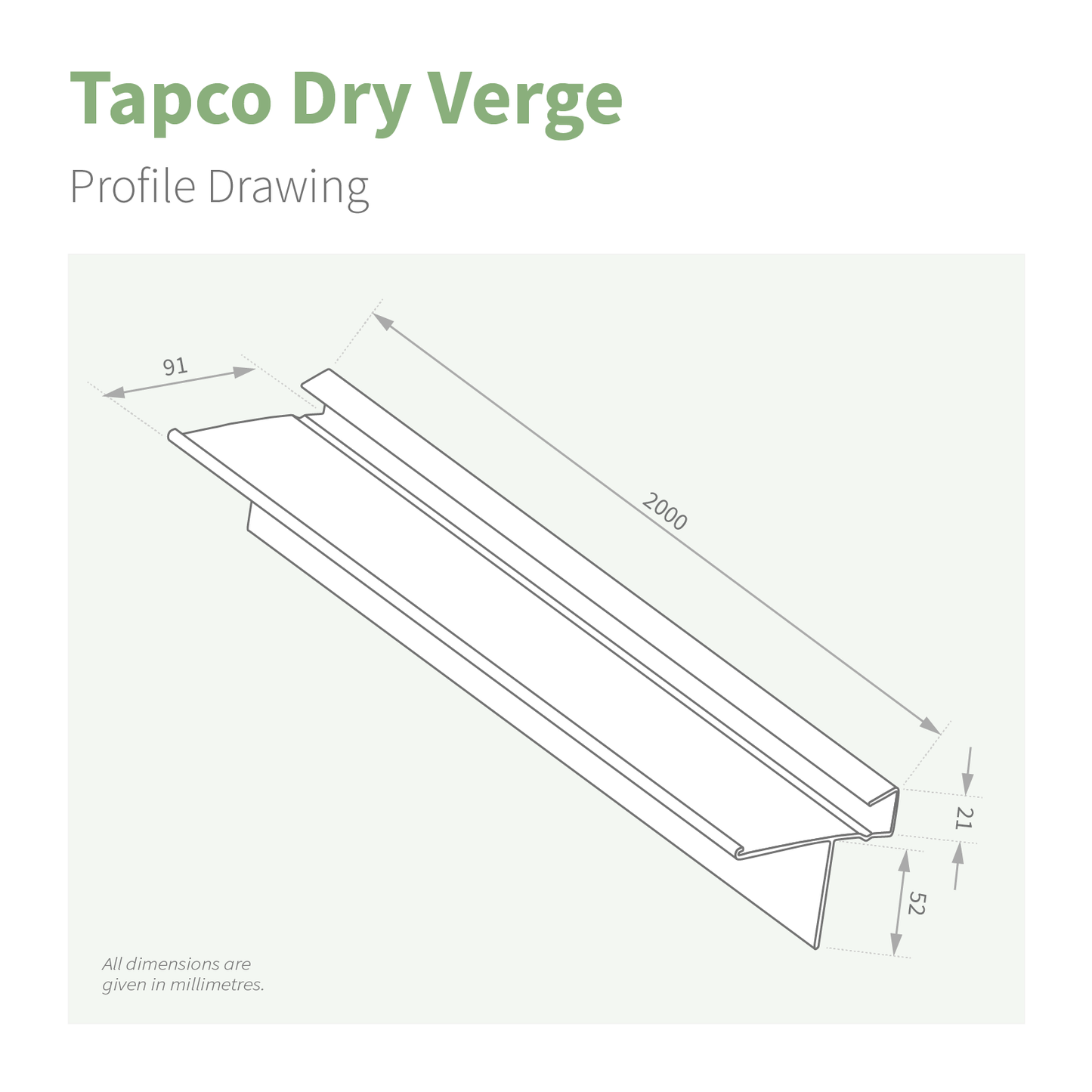 Tapco Slate Dry Verge