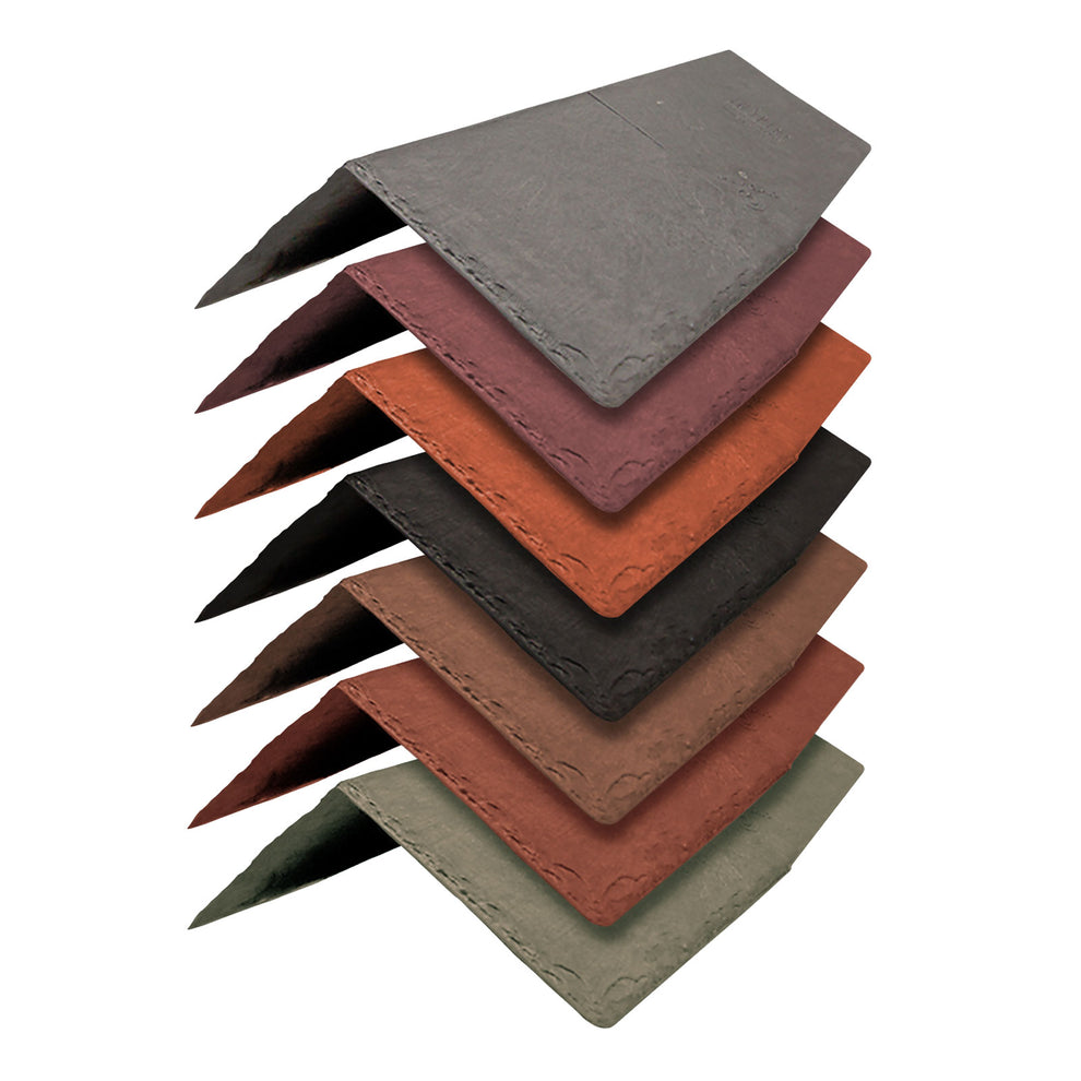 Tiletapper Ridge Synthetic Ridge Tile from Tapco Slate – Truly PVC