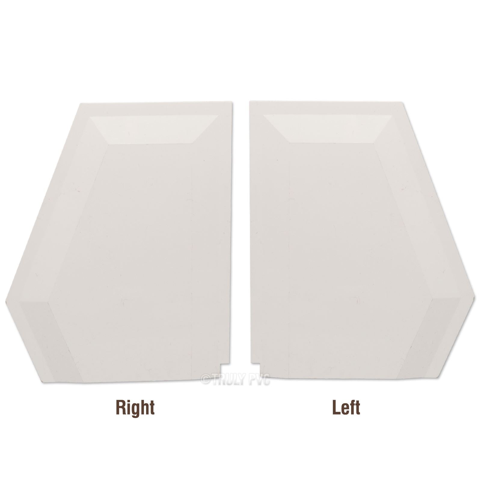 Caramel Starter End Caps for Wendland Conservatory Roof Glazing Bars (Pair)