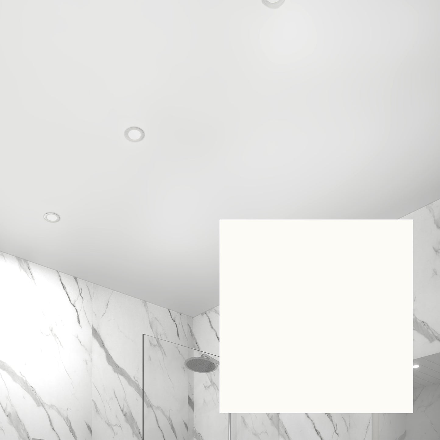Zest White Ceiling Panels (4 Pack)