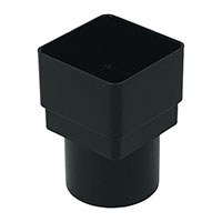 Picture of Square-to-Round Adaptor for FloPlast 68mm Round Downpipe