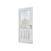 Manor panel fitted to PVC door